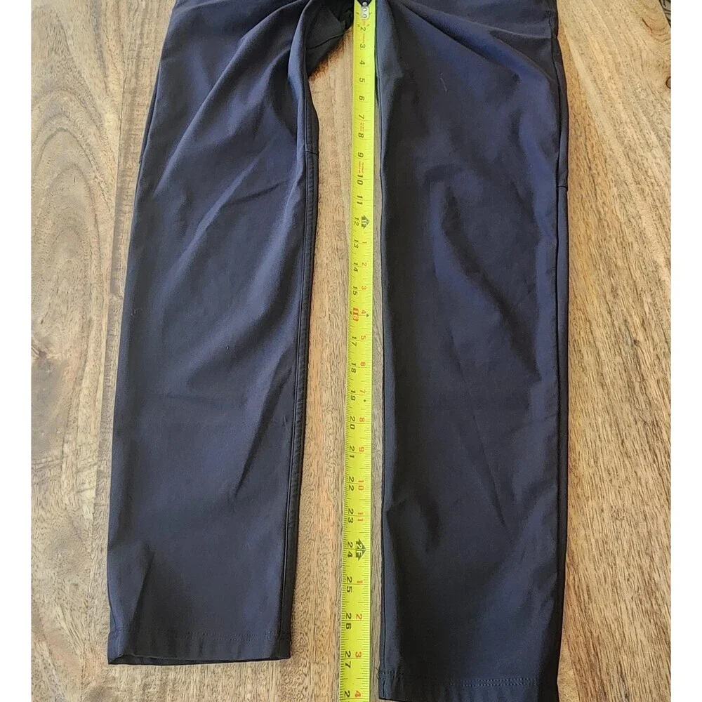 Lululemon Pants Mens 30 Black Chino ABC 5 Pocket Technical Stretch Casual Travel